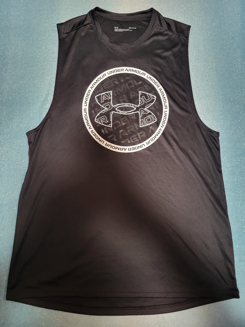 Under Armour Men’s Black Logo Sleeveless Tank Top
